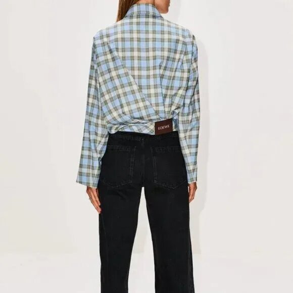 Loewe Draped jacket in wool blend - Picture 2 of 14